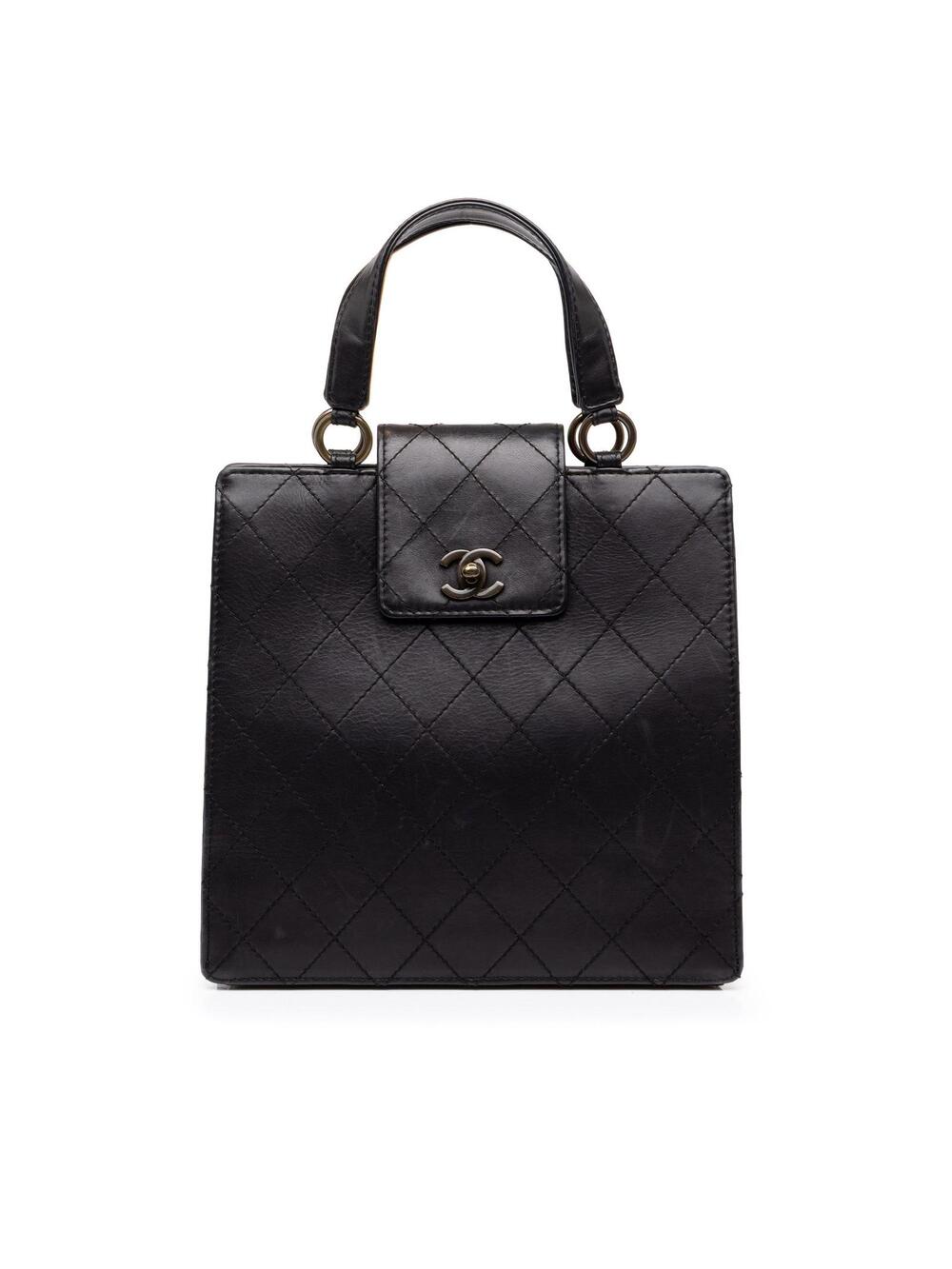 Chanel Cc Quilted Lambskin Turnlock #372972C12B